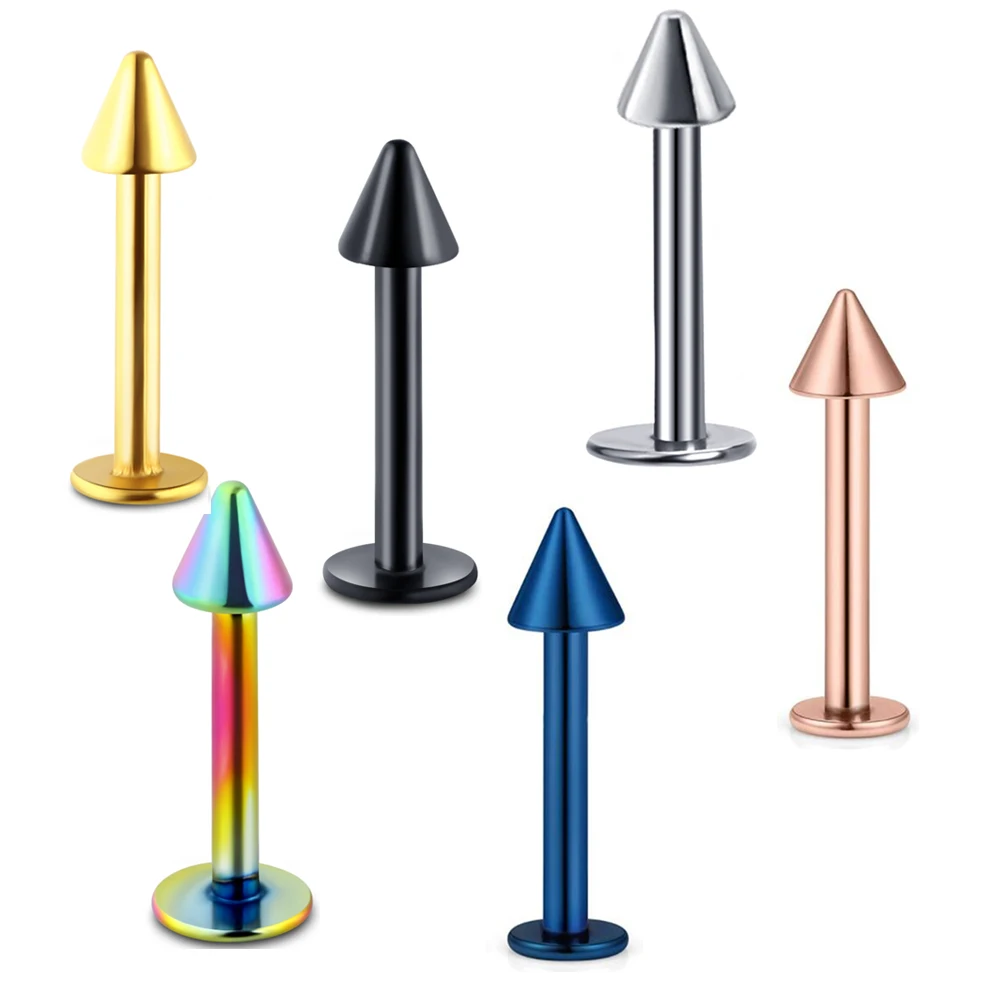 JUNLOWPY Cone And Ball Stainless Steel Lip Rings 16g Labret Ring Ear Stud Piercing Earring Body Jewelry For Woman Man 100/200pcs
JUNLOWPY Cone And Ball Stainless Steel Lip Rings 16g Labret Ring Ear Stud Piercing Earring Body Jewelry For Woman Man 100/200pcs