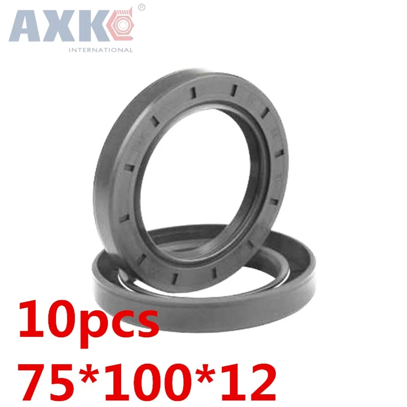 AXK 10pcs TC 75*100*12 Skeleton Oil Seal Seals high-quality Seals Radial shaft seals Nitrile rubber
AXK 10pcs TC 75*100*12 Skeleton Oil Seal Seals high-quality Seals Radial shaft seals Nitrile rubber