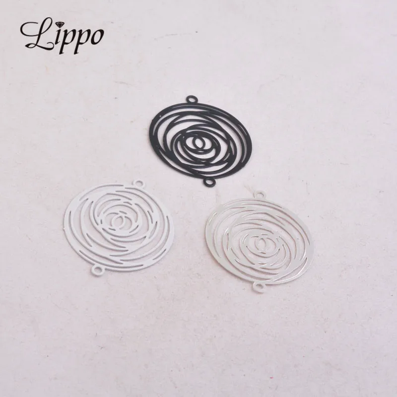 50pcs AB2778 25mm*30mm Round Flower Connectors Prints Charms For Making Earrings
50pcs AB2778 25mm*30mm Round Flower Connectors Prints Charms For Making Earrings