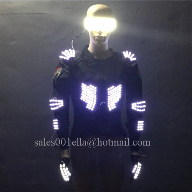 3 Sets Led Luminous Stage Performance Dance Ballroom Costume Clothes With Led Glasses And Gloves
3 Sets Led Luminous Stage Performance Dance Ballroom Costume Clothes With Led Glasses And Gloves