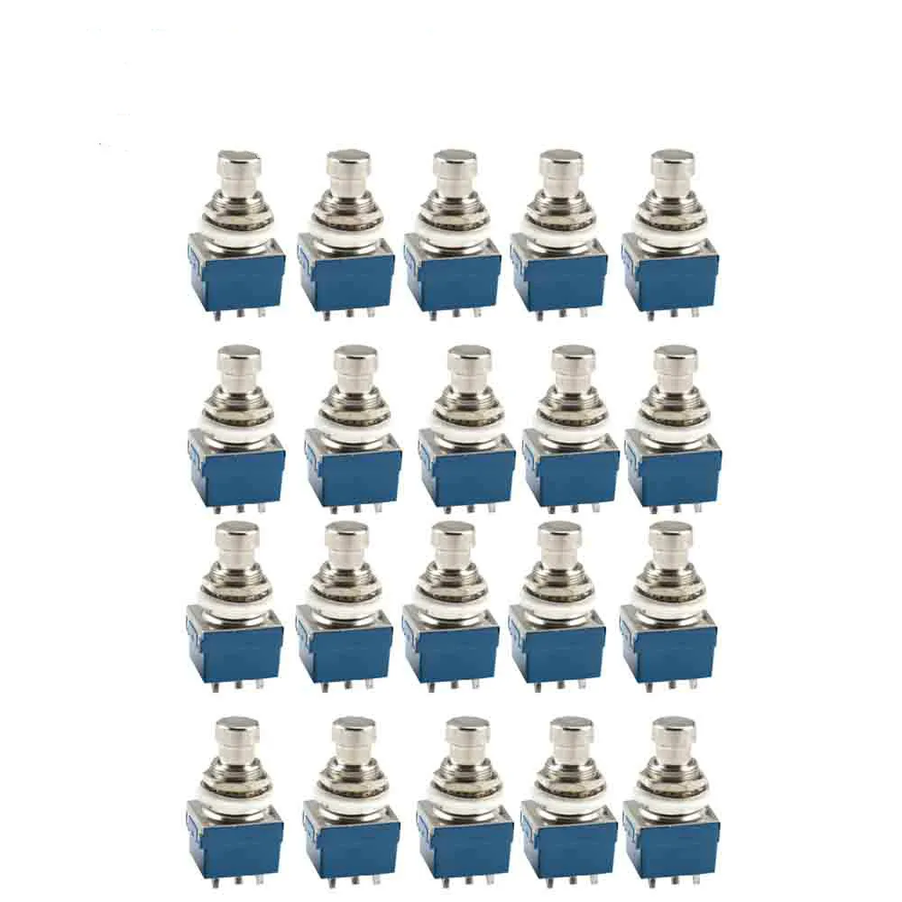 20PCS 9 Pin 3PDT Guitar Effects Pedal Box Stomp Foot Metal Switch True Bypass Guitar Parts Accessories New Set
20PCS 9 Pin 3PDT Guitar Effects Pedal Box Stomp Foot Metal Switch True Bypass Guitar Parts Accessories New Set