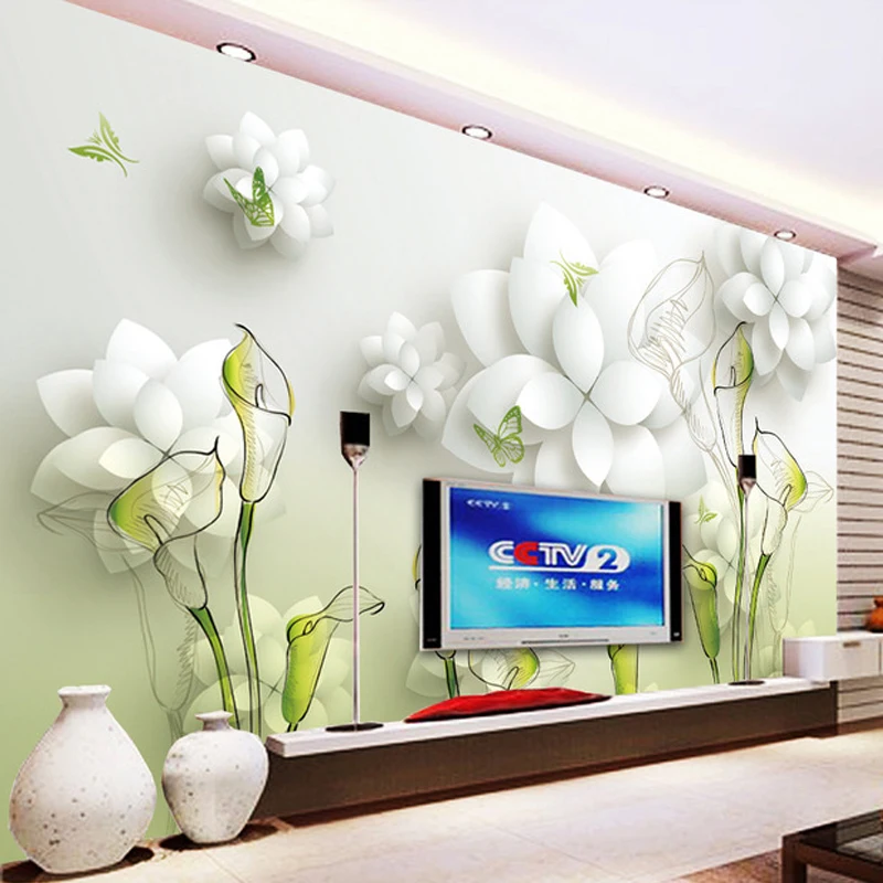 beibehang Custom wallpaper 3d Chinese seamless TV backdrop mural covering wallpaper flowers large mural Calla 3d wallpaper mural
beibehang Custom wallpaper 3d Chinese seamless TV backdrop mural covering wallpaper flowers large mural Calla 3d wallpaper mural