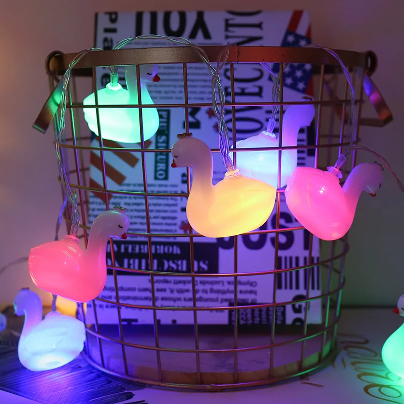mycyk Led swan lamp string home children's room decoration small night lamp battery string lamp Birthday Wedding Home Decoration
mycyk Led swan lamp string home children's room decoration small night lamp battery string lamp Birthday Wedding Home Decoration