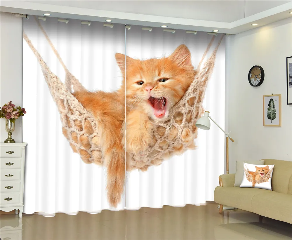 3D Curtains Cute Cats print Luxury Blackout Curtains For Living Room Children Bedroom Drapes Rideaux Cortinas Customized size
3D Curtains Cute Cats print Luxury Blackout Curtains For Living Room Children Bedroom Drapes Rideaux Cortinas Customized size