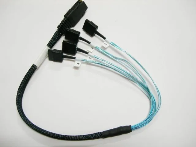 Free Shipping High Quality New MiniSAS SFF-8087 to 4 SATA 36Pin-(4)7Pin 45cm Data Cable Good and New
Free Shipping High Quality New MiniSAS SFF-8087 to 4 SATA 36Pin-(4)7Pin 45cm Data Cable Good and New