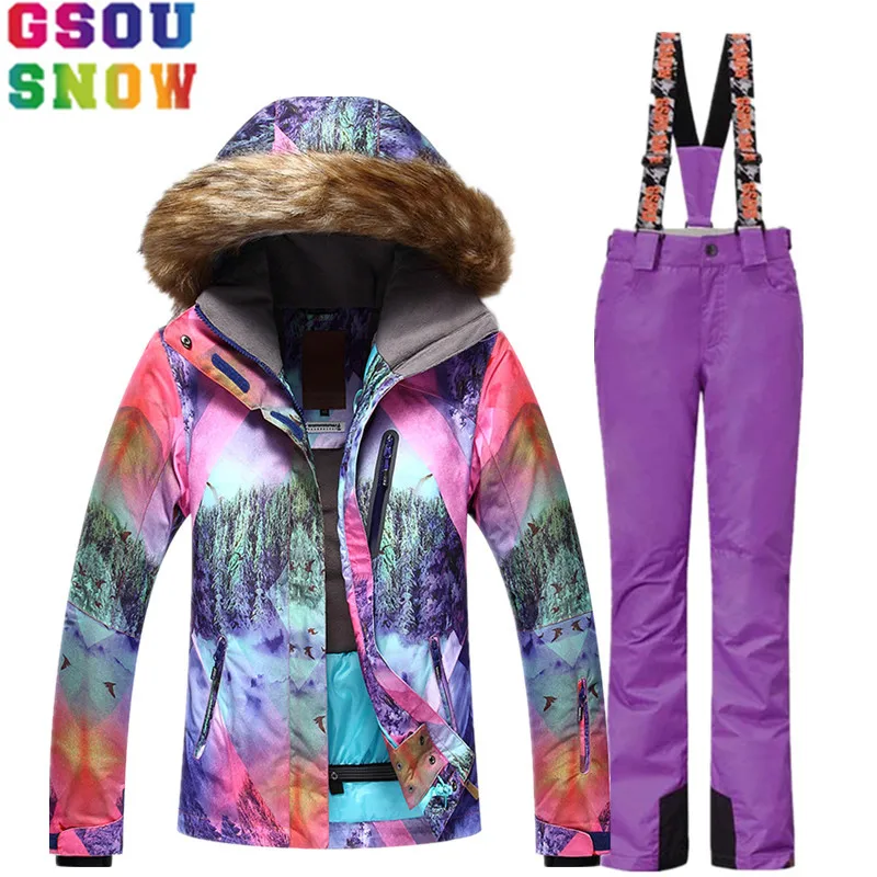 Winter Windproof Waterproof Warm Skiing Jacket Pants Women Outdoor Hiking Travel Snowboard Skiing Clothing Suits
Winter Windproof Waterproof Warm Skiing Jacket Pants Women Outdoor Hiking Travel Snowboard Skiing Clothing Suits