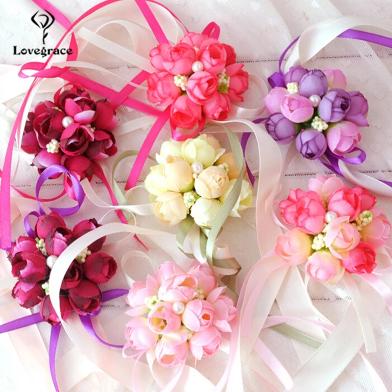 Lovegrace Wedding Bridesmaid Wrist Corsage Bracelet Flower Hand and Boutonnieres Silk Rose Wrist Flower Blue Bouquet Accessories
Lovegrace Wedding Bridesmaid Wrist Corsage Bracelet Flower Hand and Boutonnieres Silk Rose Wrist Flower Blue Bouquet Accessories