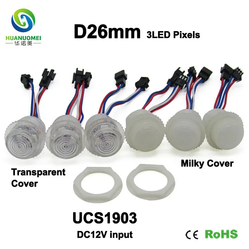 RGB светодиодная полноцветная лампа 12 В 26 мм 3 светодиода UCS1903 цифровой 5050 SMD модуль пиксельный свет адресуемая водонепроницаемая автоматизация умного дома
RGB светодиодная полноцветная лампа 12 В 26 мм 3 светодиода UCS1903 цифровой 5050 SMD модуль пиксельный свет адресуемая водонепроницаемая автоматизация умного дома