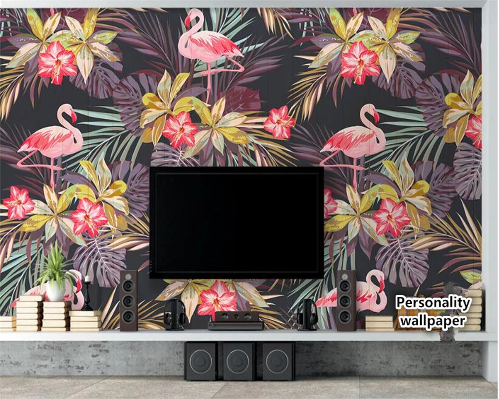 beibehang Custom classic interior personality aesthetic 3d wallpaper flamingos tropical plants bedroom backdrop papier peint
beibehang Custom classic interior personality aesthetic 3d wallpaper flamingos tropical plants bedroom backdrop papier peint