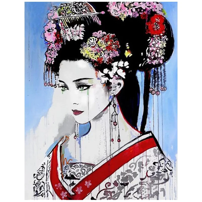 Full square round diamond embroidery Japanese woman diamond mosaic Wedding Decoration diy 5d diamond painting portrait WG991
Full square round diamond embroidery Japanese woman diamond mosaic Wedding Decoration diy 5d diamond painting portrait WG991
