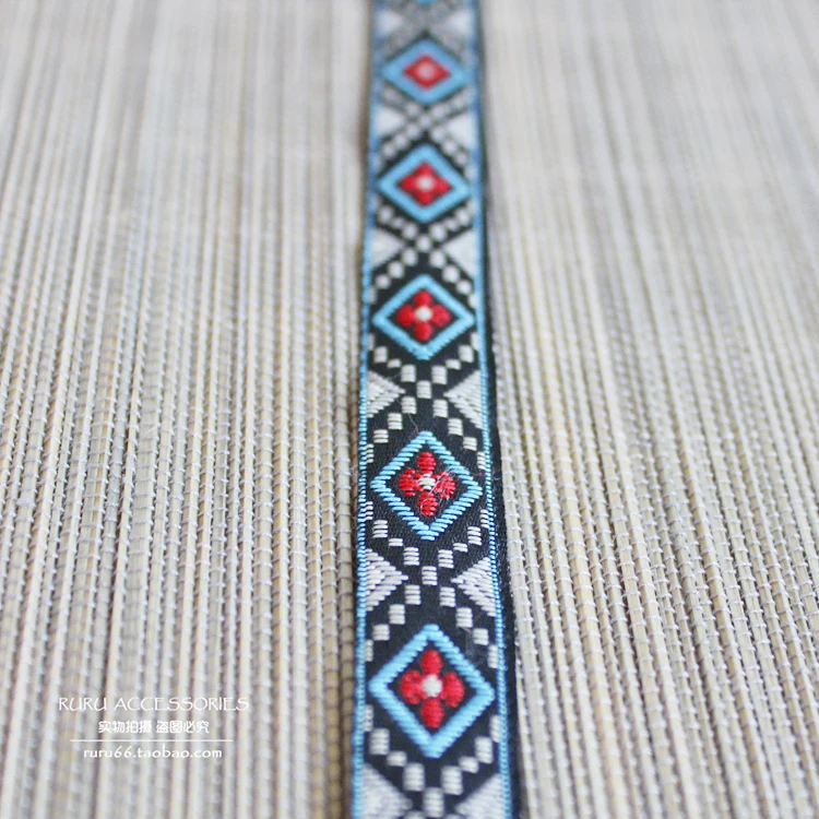 Blue Sapphire Ribbon Lace Embroidered Woven Jacquard Webbing Used In Classical Clothing Collar Hemming Decoration 5/8' 15mm
Blue Sapphire Ribbon Lace Embroidered Woven Jacquard Webbing Used In Classical Clothing Collar Hemming Decoration 5/8' 15mm