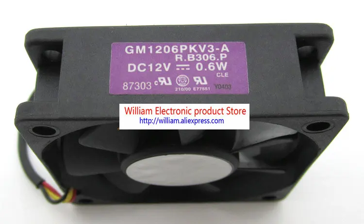 Original 60x60x20MM DC12V 0.6W GM1206PKV3-A R.B306.P Alarm Signal Projector Cooling Fan
Original 60x60x20MM DC12V 0.6W GM1206PKV3-A R.B306.P Alarm Signal Projector Cooling Fan