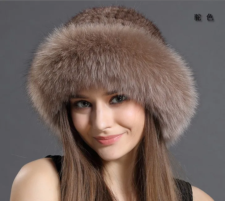 New Genuine real natural knitted Mink Fur Hat Cap women hand made knit Fashion Winter Headgear free shipping H1901
New Genuine real natural knitted Mink Fur Hat Cap women hand made knit Fashion Winter Headgear free shipping H1901