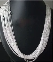 50 pieces/pieces promotion! 16.18.20.22.24 inch wholesale M925 Silver color necklace, fashion classic necklace
50 pieces/pieces promotion! 16.18.20.22.24 inch wholesale M925 Silver color necklace, fashion classic necklace