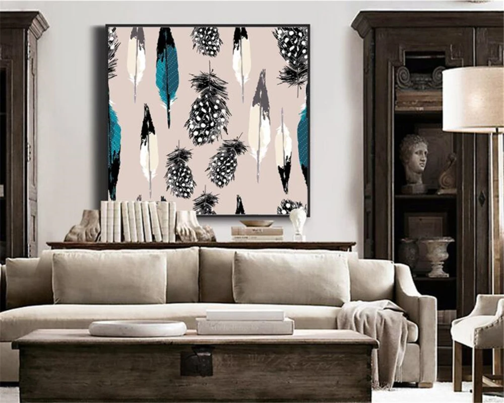 Custom Wallpaper 3D hand-painted feather oil painting Modern Abstract Art Wall Painting Living Room Bedroom Wallpaper
Custom Wallpaper 3D hand-painted feather oil painting Modern Abstract Art Wall Painting Living Room Bedroom Wallpaper
