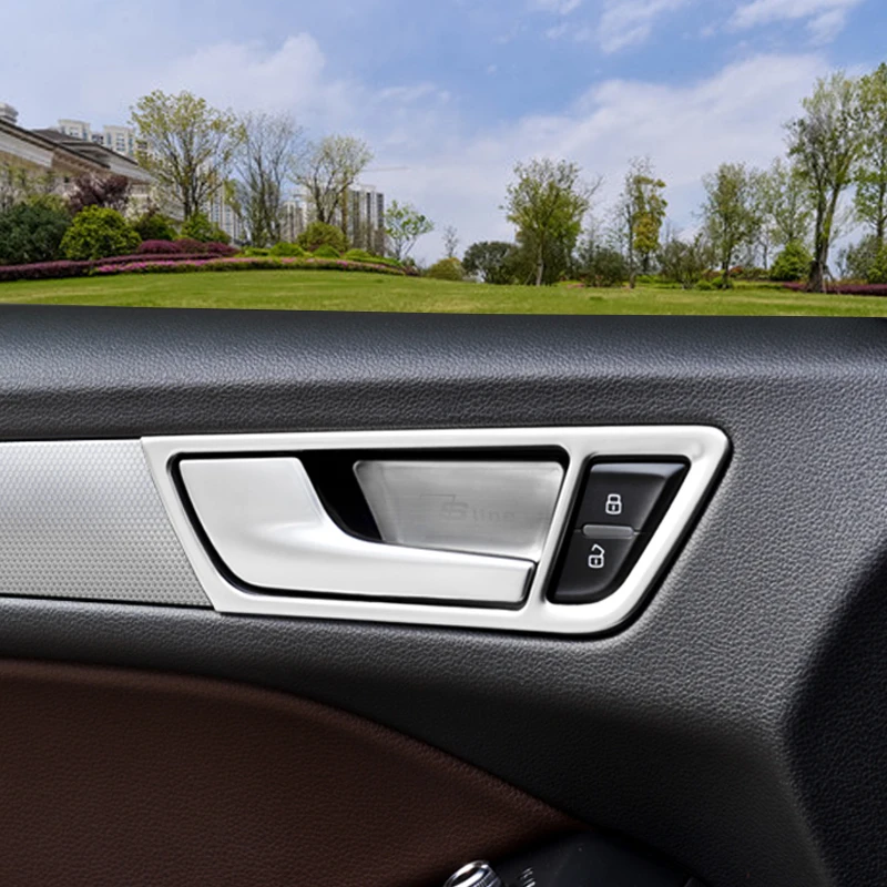 4pcs Car Accessories Stainless Steel Door Interior decorative Trim Sequins Stickers For Audi Q5 2009-2018
4pcs Car Accessories Stainless Steel Door Interior decorative Trim Sequins Stickers For Audi Q5 2009-2018