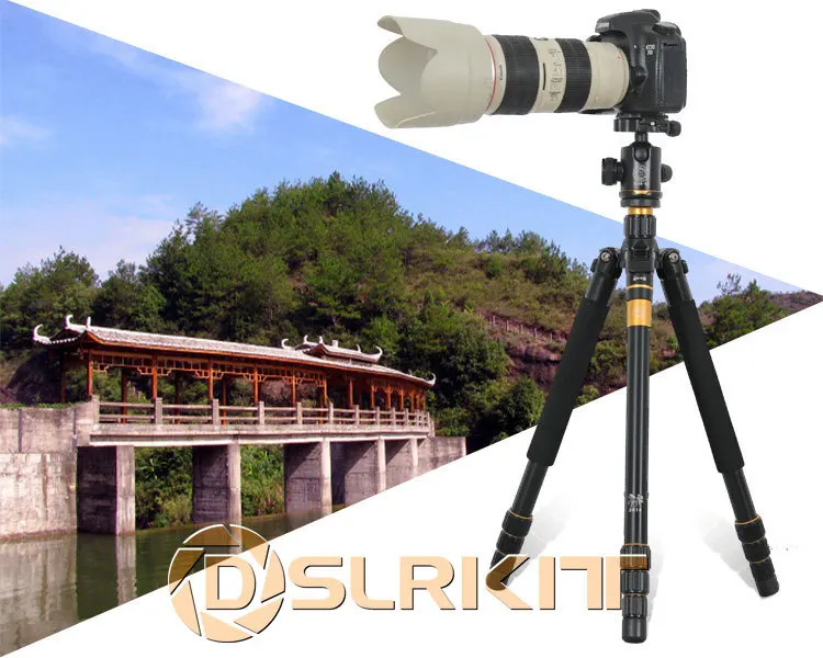 Pro Portable Aluminium Alloy Tripod Monopod+QZSD-02 Ball Head+Pocket Kit Q999 Q-999
Pro Portable Aluminium Alloy Tripod Monopod+QZSD-02 Ball Head+Pocket Kit Q999 Q-999