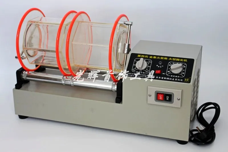 Free Shipping Goldsmith Machine Tools 11kg Capacity Rotary Tumbler 2 Barrels Gold Polishing Machine
Free Shipping Goldsmith Machine Tools 11kg Capacity Rotary Tumbler 2 Barrels Gold Polishing Machine