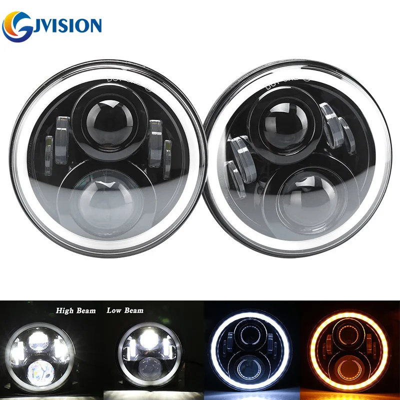2PCS 7 Inch LED Headlight 12V 24V High/ Low Beam For Jeep Wrangler Lada 4x4 Urban Niva Suzuki Samurai 7'' Projector Headlamp
2PCS 7 Inch LED Headlight 12V 24V High/ Low Beam For Jeep Wrangler Lada 4x4 Urban Niva Suzuki Samurai 7'' Projector Headlamp