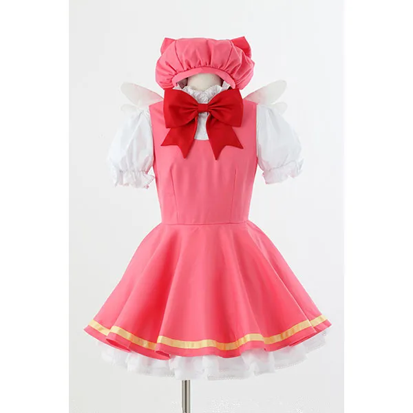 Карнавальный костюм Cardcaptor Sakura Kinomoto Sakura, волшебное розовое платье + шляпа + костюм с крыльями 11
Карнавальный костюм Cardcaptor Sakura Kinomoto Sakura, волшебное розовое платье + шляпа + костюм с крыльями 11