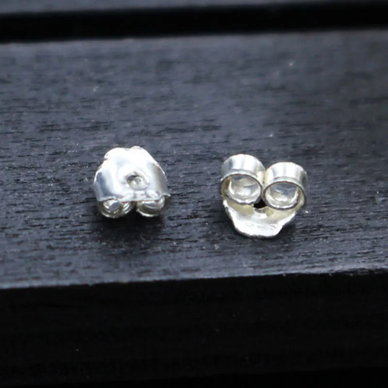 5pairs/lot 100% 925 Sterling Silver Earring Back handmade High Quality Silver Earring Stoppers Blocks DIY Jewelry Making Charms
5pairs/lot 100% 925 Sterling Silver Earring Back handmade High Quality Silver Earring Stoppers Blocks DIY Jewelry Making Charms