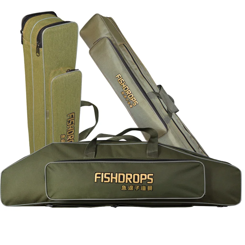 Fishdrops Two-Layer Fishing Bags Rod Bag Carp Fishing Tackle Bag for Fishing Multi-Purpose
Fishdrops Two-Layer Fishing Bags Rod Bag Carp Fishing Tackle Bag for Fishing Multi-Purpose