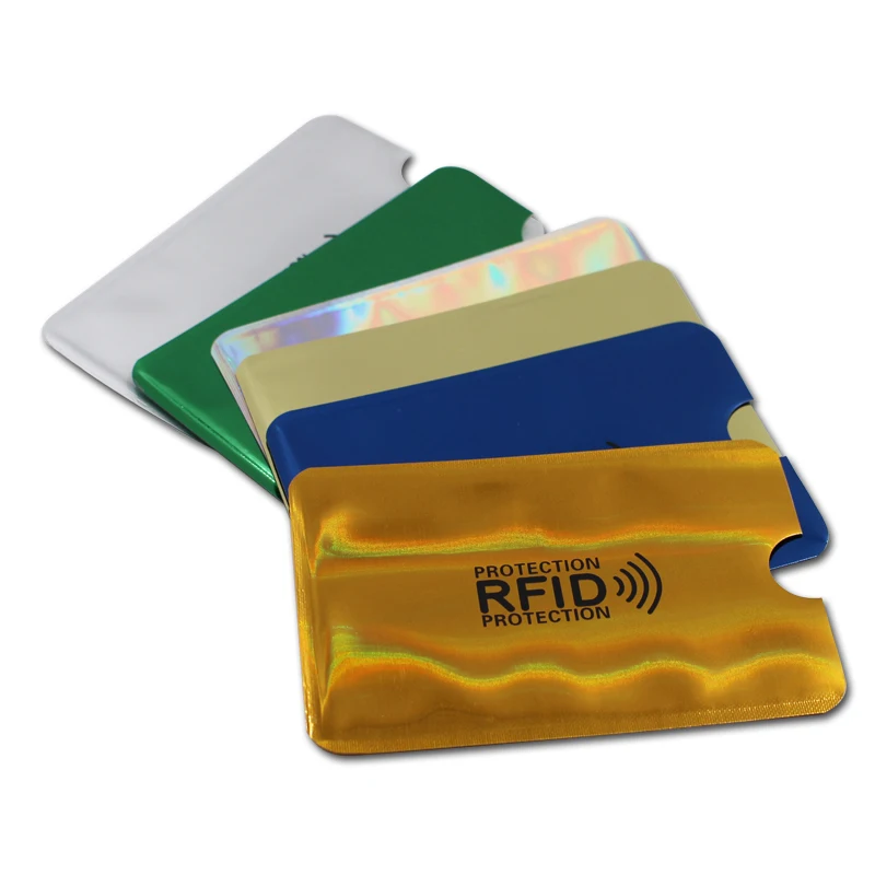 6pcs Multicolor Anti Rfid Blocking Reader Lock Bank Card Holder ID Card Case Rfid Protection Metal Credit Card Holder Aluminium
6pcs Multicolor Anti Rfid Blocking Reader Lock Bank Card Holder ID Card Case Rfid Protection Metal Credit Card Holder Aluminium