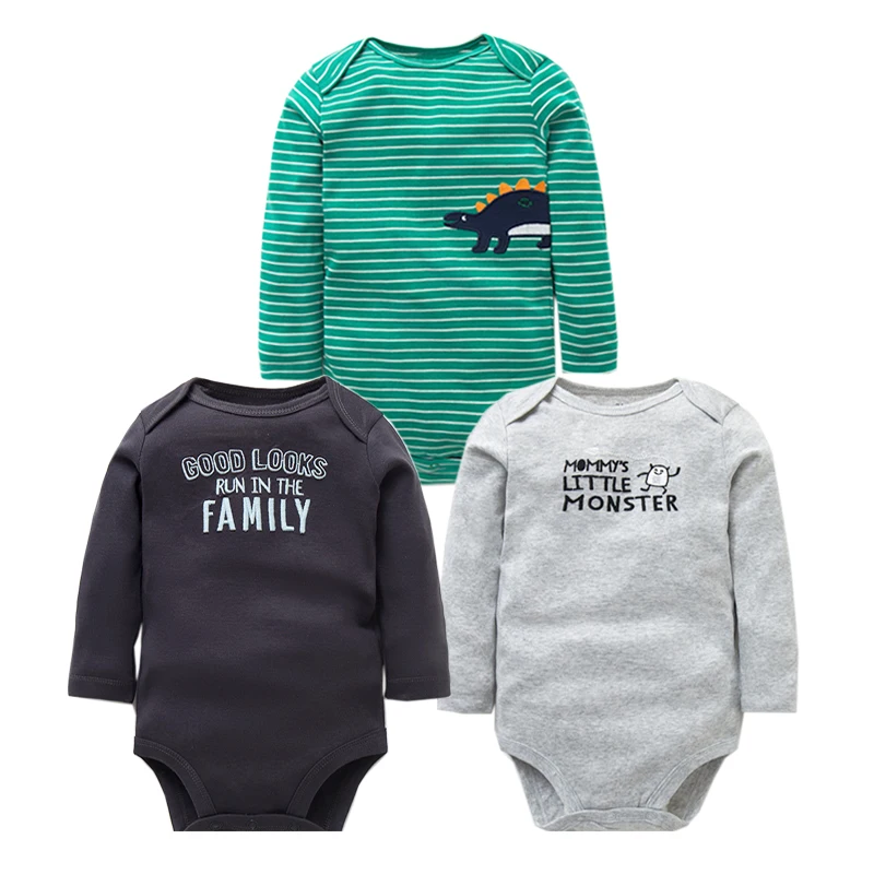 Newborn Clothes 3PCS/Lot Baby Rompers Long Sleeve 100% Cotton Baby Boy Clothes Infant High Quality Baby Jumpsuit 0-24 month
Newborn Clothes 3PCS/Lot Baby Rompers Long Sleeve 100% Cotton Baby Boy Clothes Infant High Quality Baby Jumpsuit 0-24 month