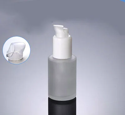 New 20ml frosted glass lotion bottles with white snake head shape pump ,Cosmetic Packaging 20ml glass bottle HOT
New 20ml frosted glass lotion bottles with white snake head shape pump ,Cosmetic Packaging 20ml glass bottle HOT