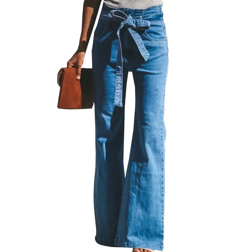 Europe Style Fashion trend high waist jeans for Women 2019 Casual Spring slim lace up female Denim Flare Pants w425
Europe Style Fashion trend high waist jeans for Women 2019 Casual Spring slim lace up female Denim Flare Pants w425