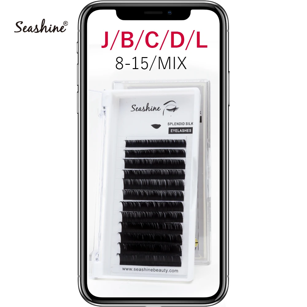Seashine 1 Tray Eyelash Extension Individual Mink Eyelash Extension Natural Thick Soft Lashes Extension Classical False Eyelash
Seashine 1 Tray Eyelash Extension Individual Mink Eyelash Extension Natural Thick Soft Lashes Extension Classical False Eyelash