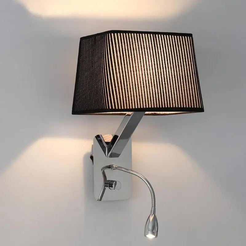Hotel rectangle wall fixtures cloth shade Bedroom large iron wall lamp with led night light industrial wall sconce reading light
Hotel rectangle wall fixtures cloth shade Bedroom large iron wall lamp with led night light industrial wall sconce reading light