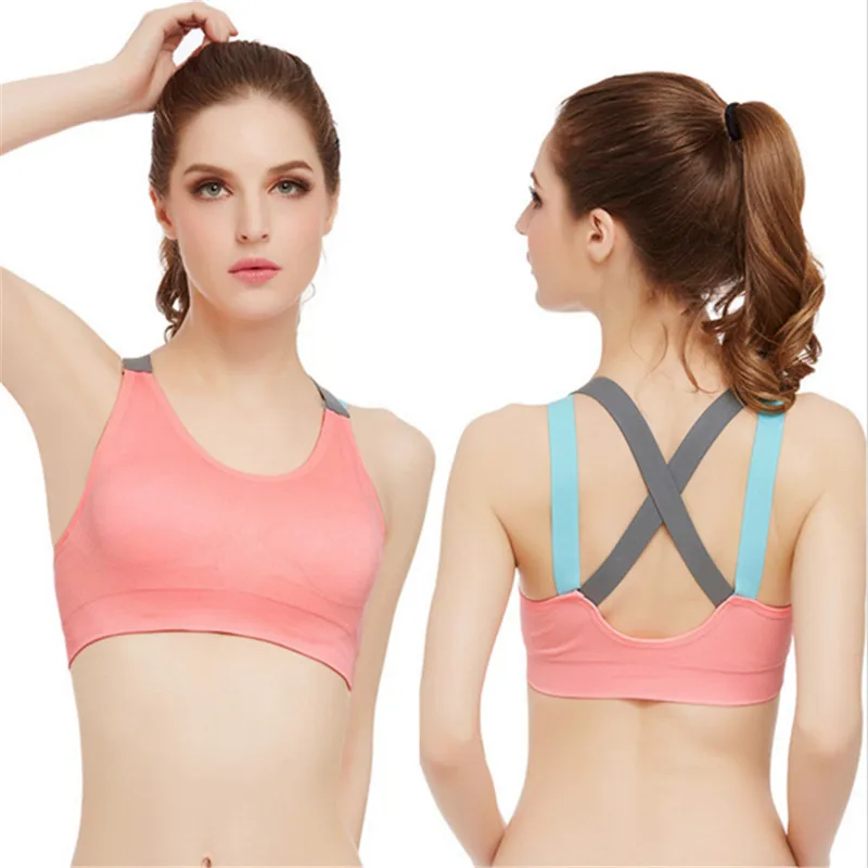 New Arrival Fitness Yoga Push Up Sports Bra Women's Training Breathable Padded Tank Athletic Vest Shockproof Back Cross Strap
New Arrival Fitness Yoga Push Up Sports Bra Women's Training Breathable Padded Tank Athletic Vest Shockproof Back Cross Strap
