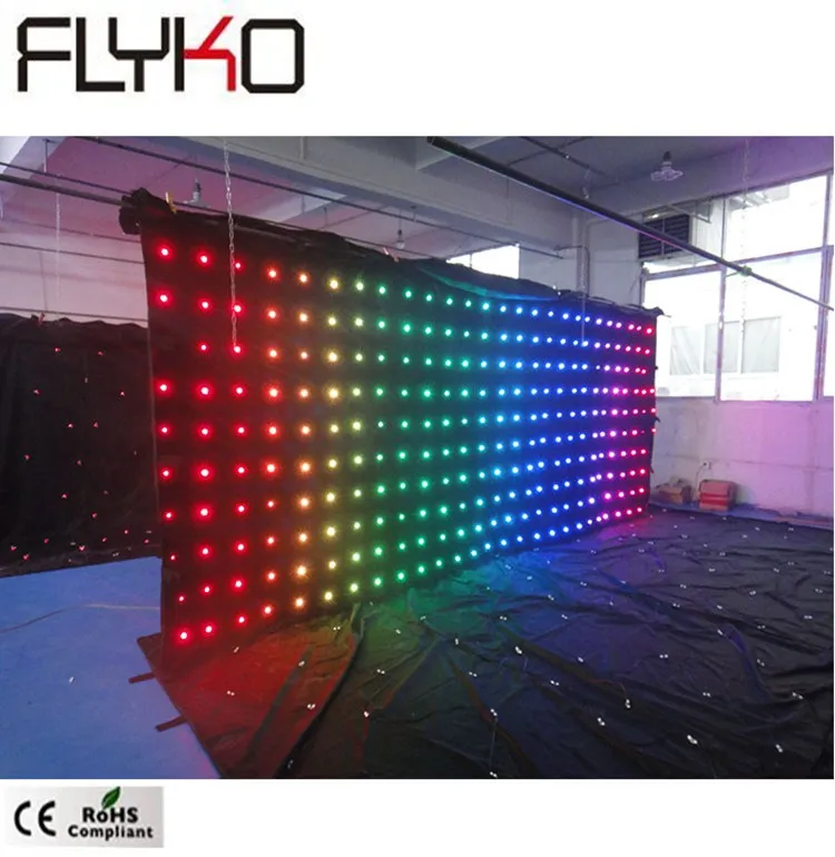 New hot size P200MM 2x5m fireproof cloth 3in1 coloful led lights show led curtain display dj decoration screen
New hot size P200MM 2x5m fireproof cloth 3in1 coloful led lights show led curtain display dj decoration screen
