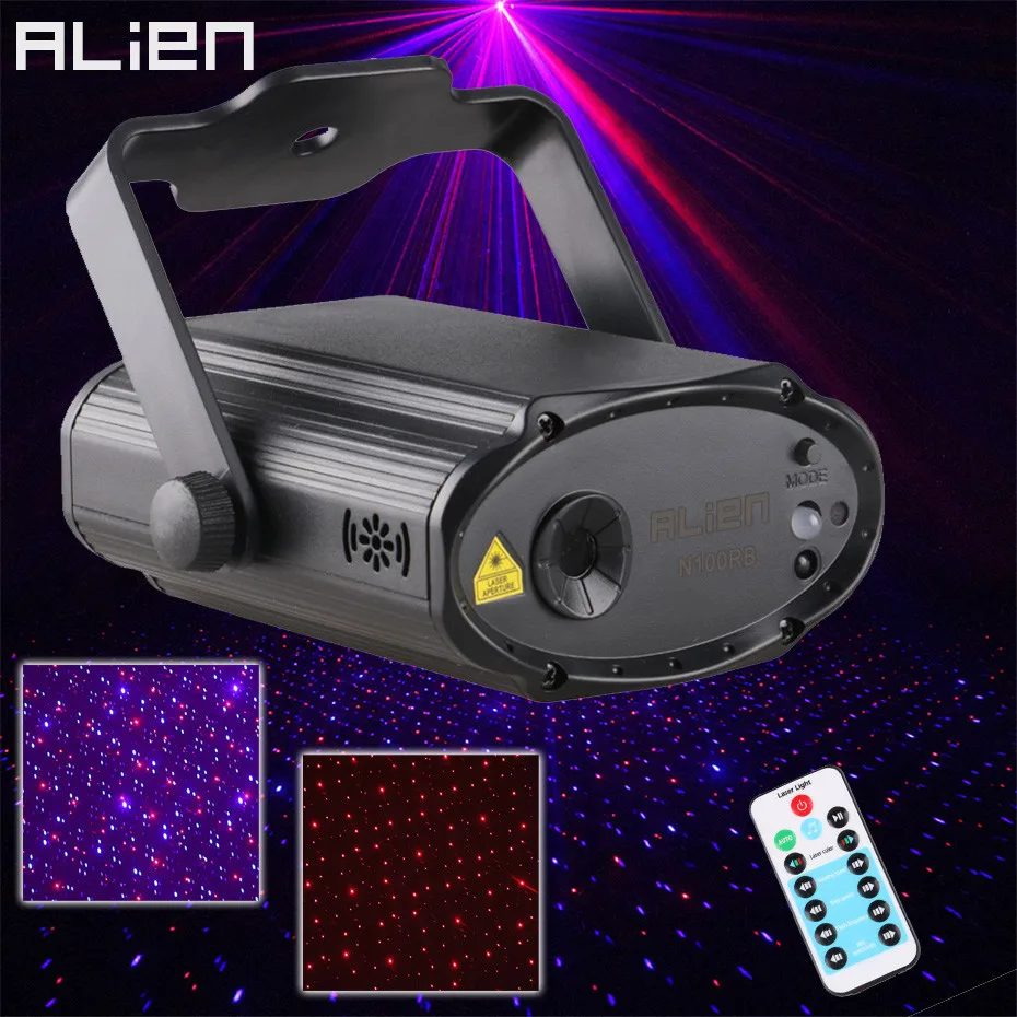 ALIEN Remote RB Star Dots DJ Disco Party Laser Projector Holiday Christmas Dance Wedding Stage Lighting Effect Sound Activated
ALIEN Remote RB Star Dots DJ Disco Party Laser Projector Holiday Christmas Dance Wedding Stage Lighting Effect Sound Activated