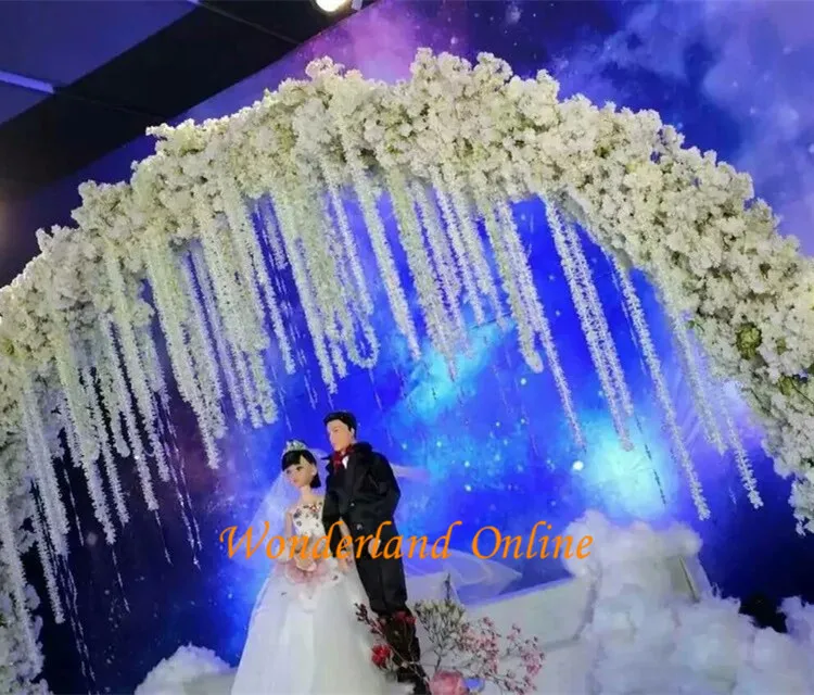 30PCS 1M Artificial Wisteria Hydrangea Orchid Flower Rattan Silk Vines For Wedding Party Centerpieces Home Ornament YYF11
30PCS 1M Artificial Wisteria Hydrangea Orchid Flower Rattan Silk Vines For Wedding Party Centerpieces Home Ornament YYF11