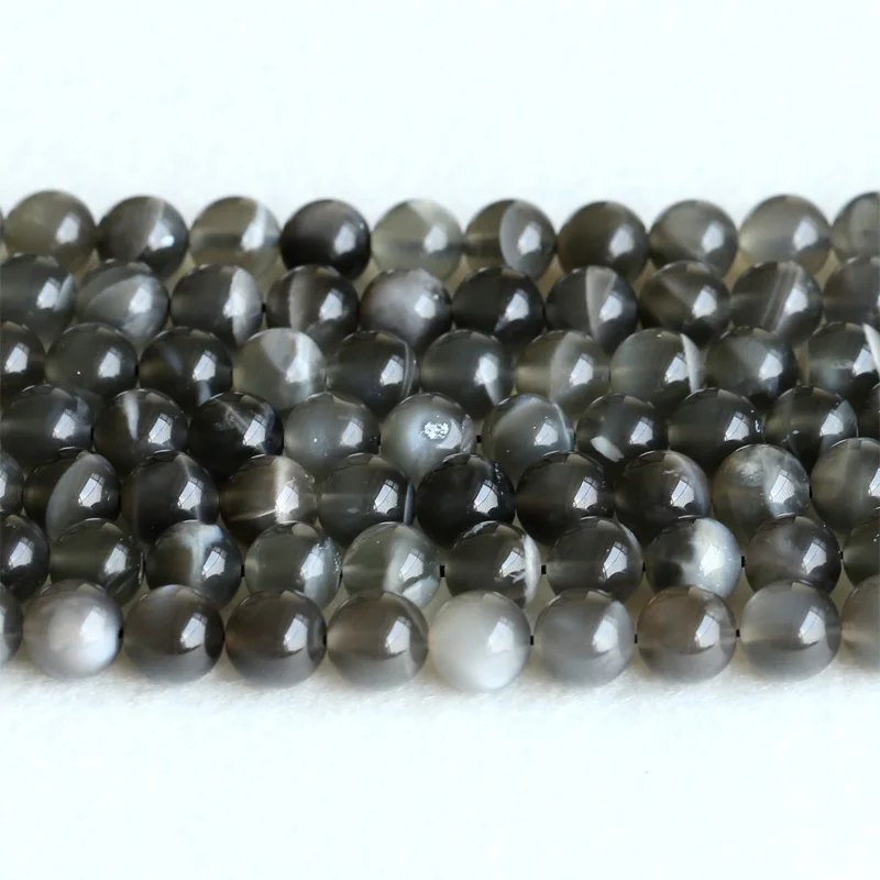 Real Genuine Natural Black Moonstone Flash Light Round Loose Gemstone Ball Beads 6-12mm 15" 05146
Real Genuine Natural Black Moonstone Flash Light Round Loose Gemstone Ball Beads 6-12mm 15" 05146
