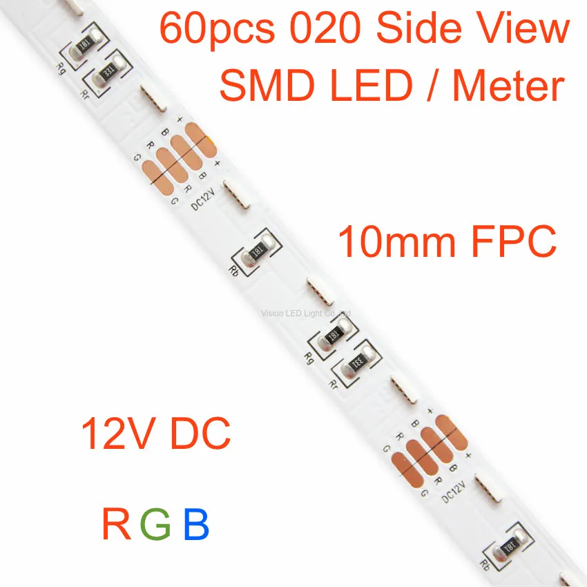Светодиодная ленсветильник бокового вида RGB, 60 020 RGB SMD LED на метр, 12 В постоянного тока, 5 м в рулоне/лот
Светодиодная ленсветильник бокового вида RGB, 60 020 RGB SMD LED на метр, 12 В постоянного тока, 5 м в рулоне/лот