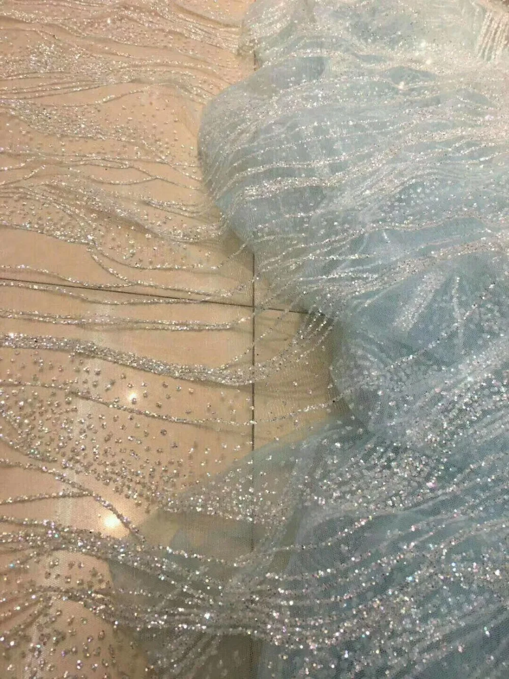 New arrival J-9410 french net lace fabric with glued glitter sequins lace african tulle lace fabric
New arrival J-9410 french net lace fabric with glued glitter sequins lace african tulle lace fabric