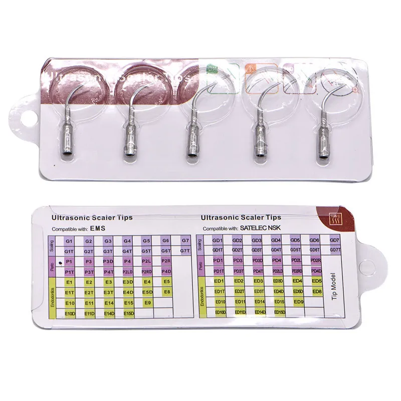 5pcs P1 P3 Dental Ultrasonic Scaler Tips Reusable Teeth Stains Remover Cleaning Tips Stainless Steel Teeth Whitening Tools
5pcs P1 P3 Dental Ultrasonic Scaler Tips Reusable Teeth Stains Remover Cleaning Tips Stainless Steel Teeth Whitening Tools