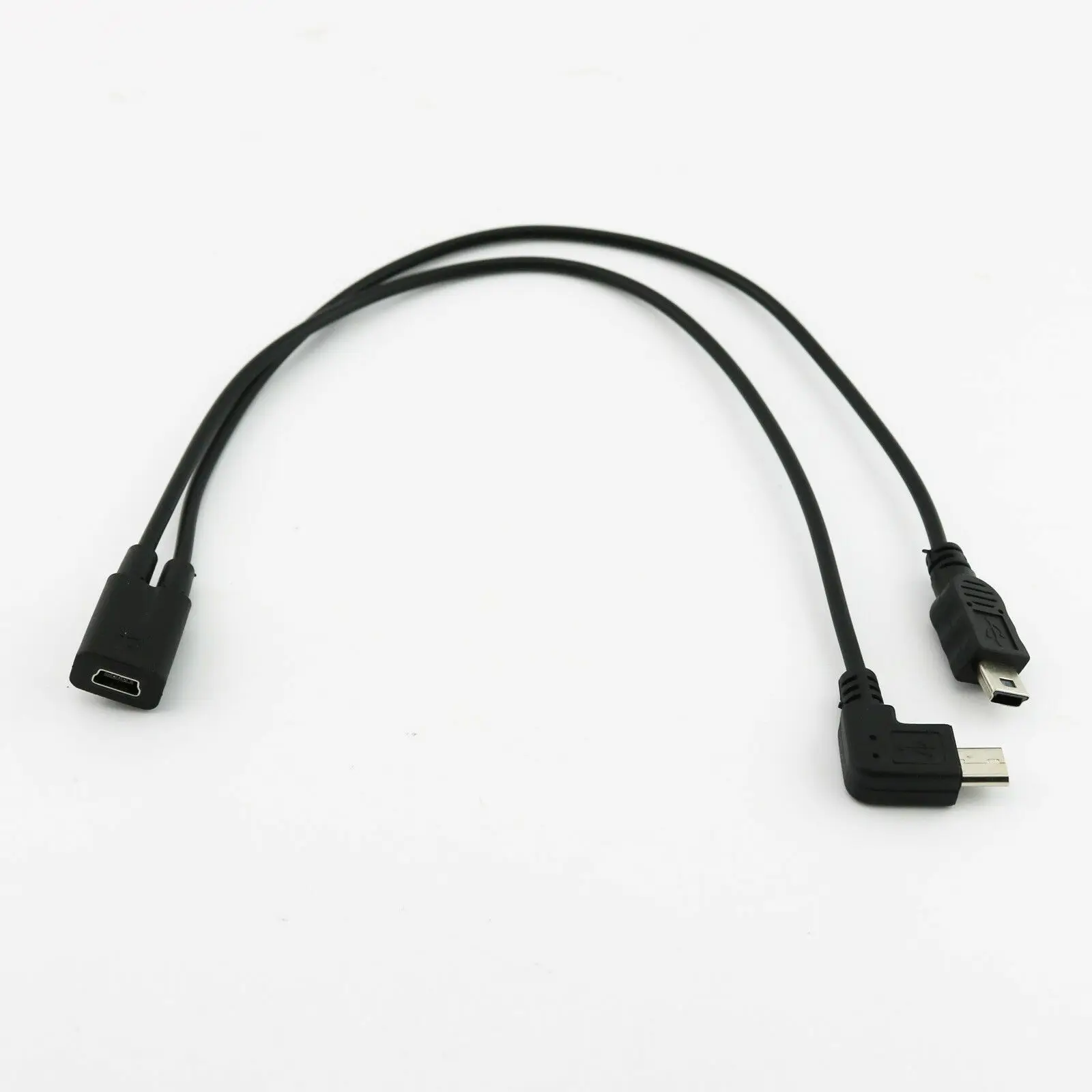 10pcs Mini USB 5 Pin Female to Micro 5 Pin Angled & Mini 5 Pin Male Y Splitter Cable 30cm
10pcs Mini USB 5 Pin Female to Micro 5 Pin Angled & Mini 5 Pin Male Y Splitter Cable 30cm