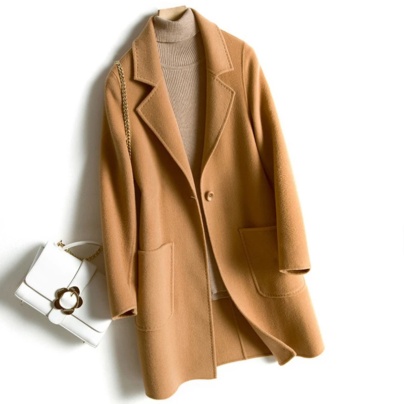 Autumn Coat Women Clothing2022 Spring Casual Chic Thick Jackets Female Vintage Overcoat Loose Warm Double-sided Wool Coat Ladies
Autumn Coat Women Clothing2022 Spring Casual Chic Thick Jackets Female Vintage Overcoat Loose Warm Double-sided Wool Coat Ladies
