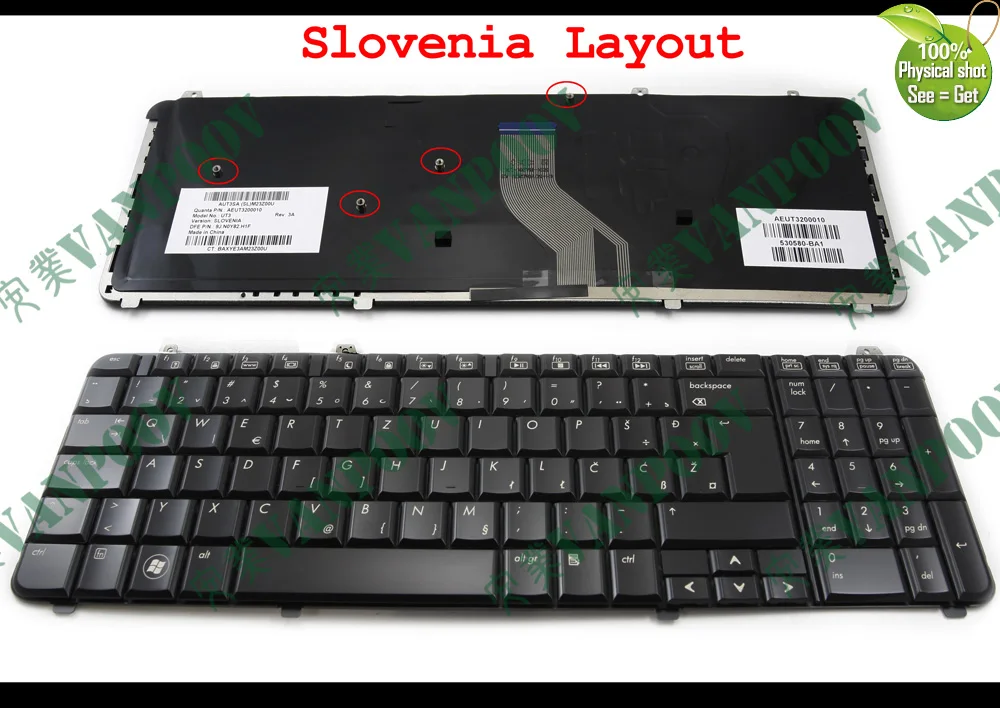 Новая словенская клавиатура для ноутбука HP Pavilion DV6 DV6T DV6-1000 dv6-2000 глянцевый черный Slovenia AEUT 3200010 530580 -BA1
Новая словенская клавиатура для ноутбука HP Pavilion DV6 DV6T DV6-1000 dv6-2000 глянцевый черный Slovenia AEUT 3200010 530580 -BA1