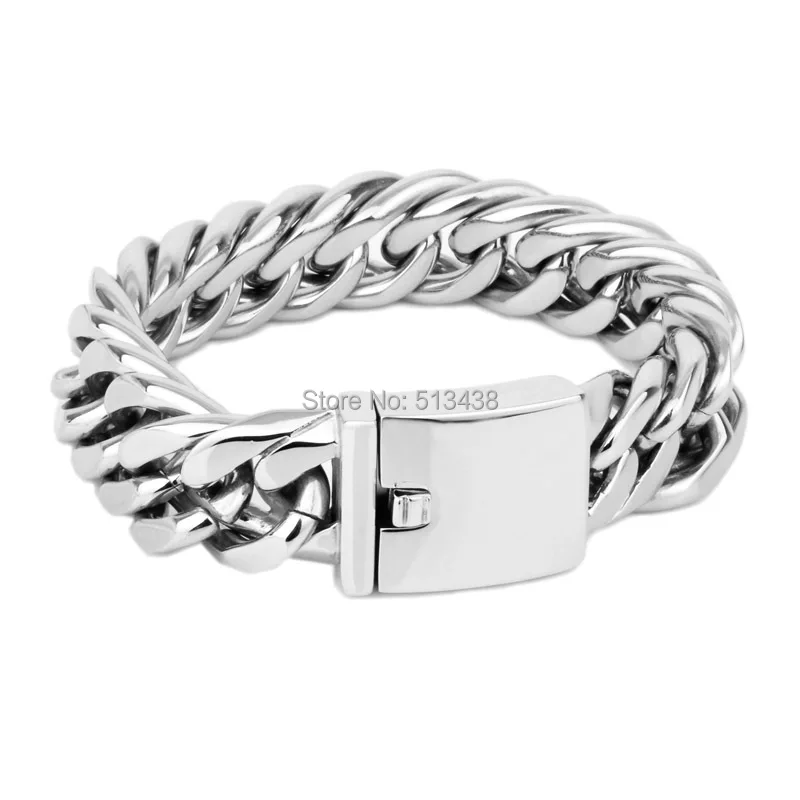 9'' x18mm Heavy 119g Classic Curb Link Bracelet Stainless Steel for Men Jewelry
9'' x18mm Heavy 119g Classic Curb Link Bracelet Stainless Steel for Men Jewelry