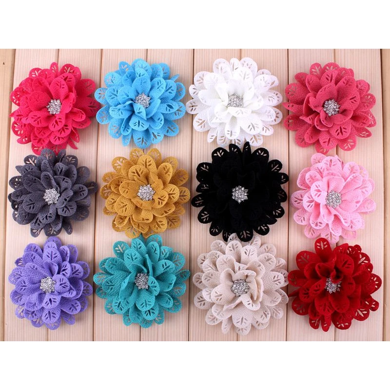 50pcs/lot)3.8" 12 Colors Hair Clips Fabric Flowers For Cute Girls Hollow Out Leaf Shiny Gem Flowers For Headband DIY Wholesale
50pcs/lot)3.8" 12 Colors Hair Clips Fabric Flowers For Cute Girls Hollow Out Leaf Shiny Gem Flowers For Headband DIY Wholesale