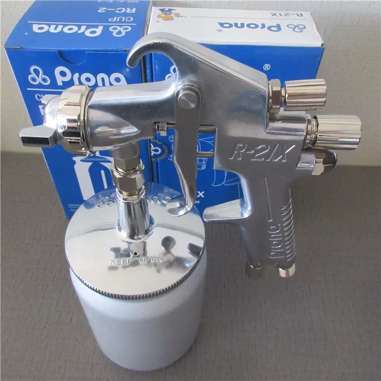 Prona R-21X professional car paint spray gun,sunction and gravity feedtype tp choose,1.3 1.5 2.0 2.5mm nozzle,R21
Prona R-21X professional car paint spray gun,sunction and gravity feedtype tp choose,1.3 1.5 2.0 2.5mm nozzle,R21