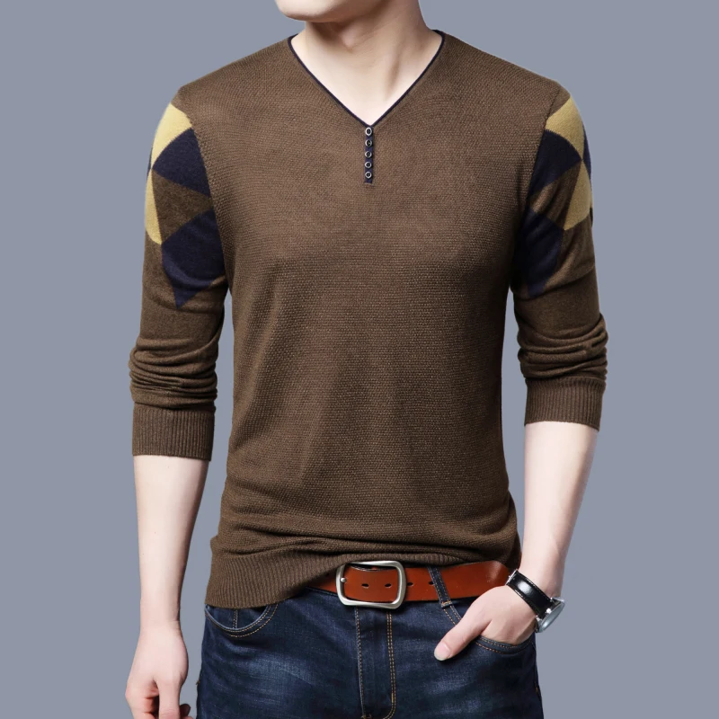 Hot Sell Mens Spring & Autumn Fashion Plaid Slim Fit Sweater Thin Casual V-Neck Male Argyle Pattern Sweater Pullovers
Hot Sell Mens Spring & Autumn Fashion Plaid Slim Fit Sweater Thin Casual V-Neck Male Argyle Pattern Sweater Pullovers