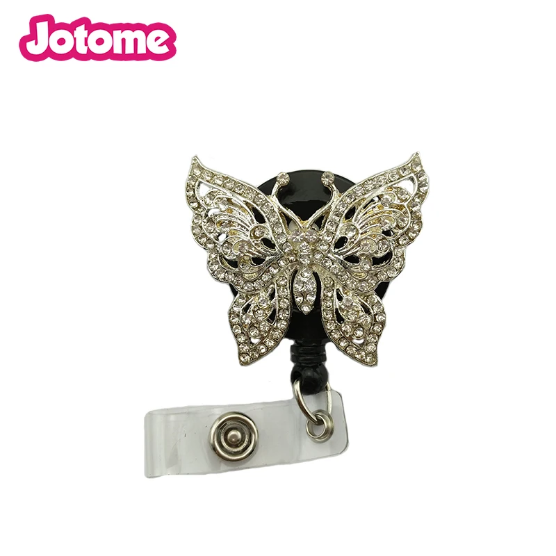 Plain Silver Butterfly Brooch ID Name Card Yoyo Retractable Id Badge Reel Holder Clip
Plain Silver Butterfly Brooch ID Name Card Yoyo Retractable Id Badge Reel Holder Clip