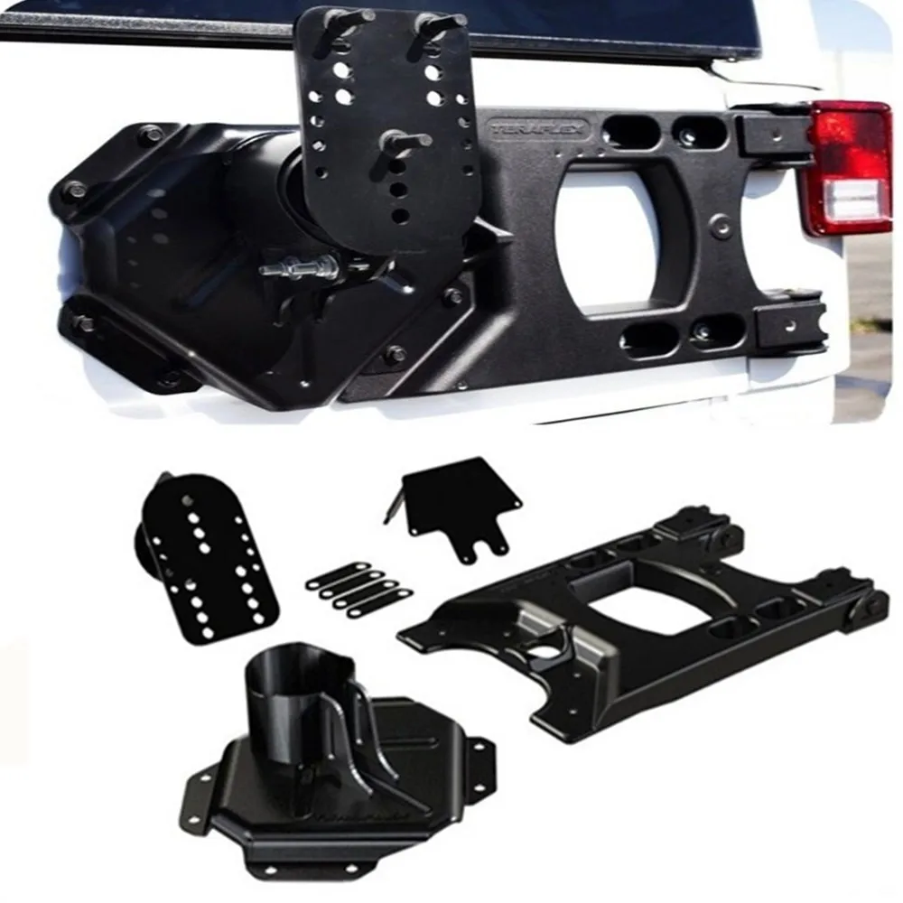 Rear Bumper Teraflex HD Hinged Carrier Adjustable Spare Tire Mounting Kit For J E E P Wrangler JK 2007-2016(Black)
Rear Bumper Teraflex HD Hinged Carrier Adjustable Spare Tire Mounting Kit For J E E P Wrangler JK 2007-2016(Black)