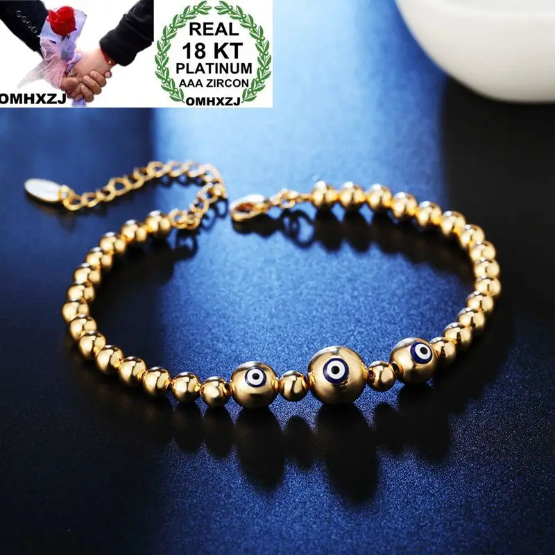 OMHXZJ Wholesale Personality Fashion OL Woman Girl Party Wedding Gift White Gold Beads Chain 18KT Gold White Gold Bracelet BR11
OMHXZJ Wholesale Personality Fashion OL Woman Girl Party Wedding Gift White Gold Beads Chain 18KT Gold White Gold Bracelet BR11